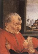 Domenico Ghirlandaio An Old man with his grandson oil painting picture wholesale